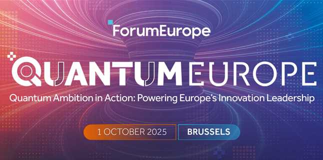 Quantum Europe returns to Brussels on 1 October 2025 with Top-Level Keynote Speakers from the European Commission and its Member States